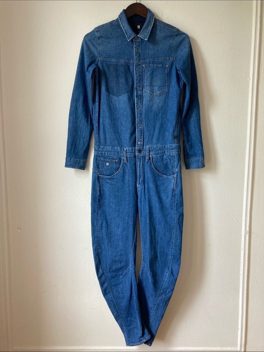 G Star Raw Denim Utility Jumpsuit Size XS